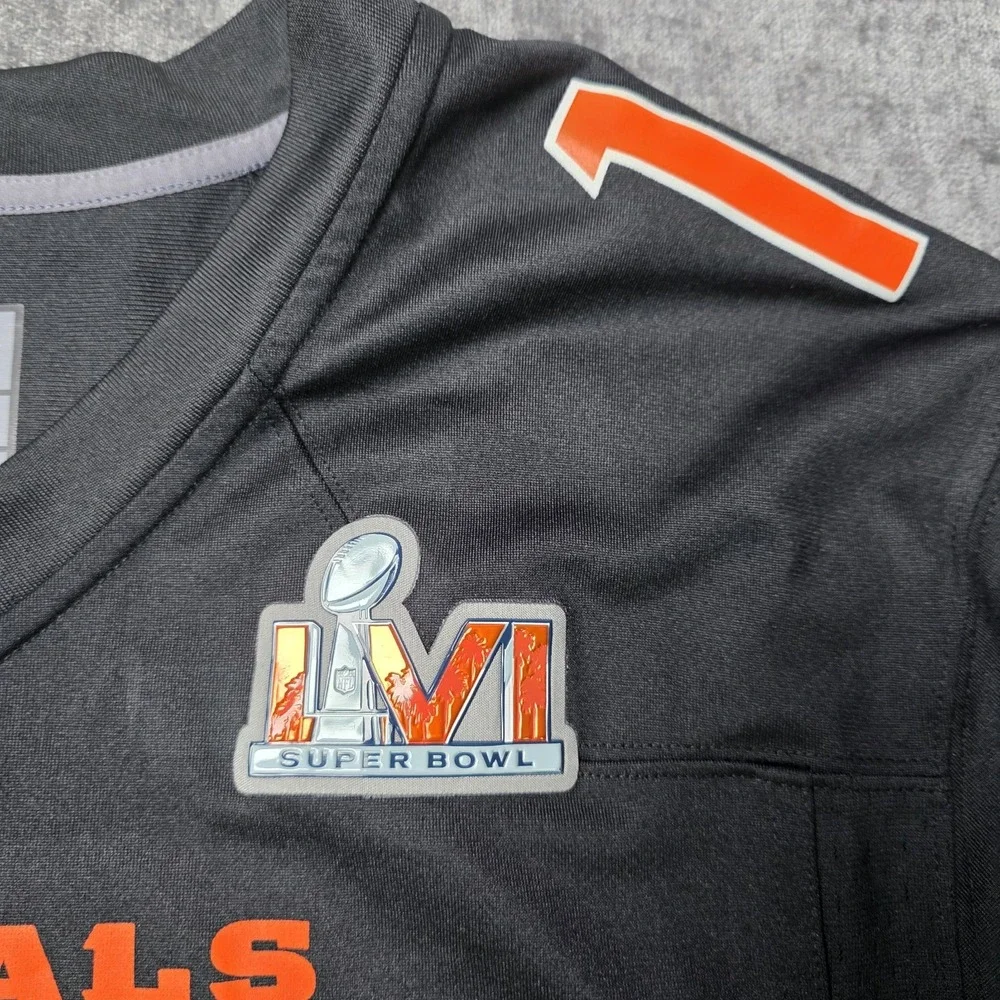 Nike Cincinnati Bengals Ja'Marr Chase Super Bowl LVI Jersey Mens Large Black 1 L